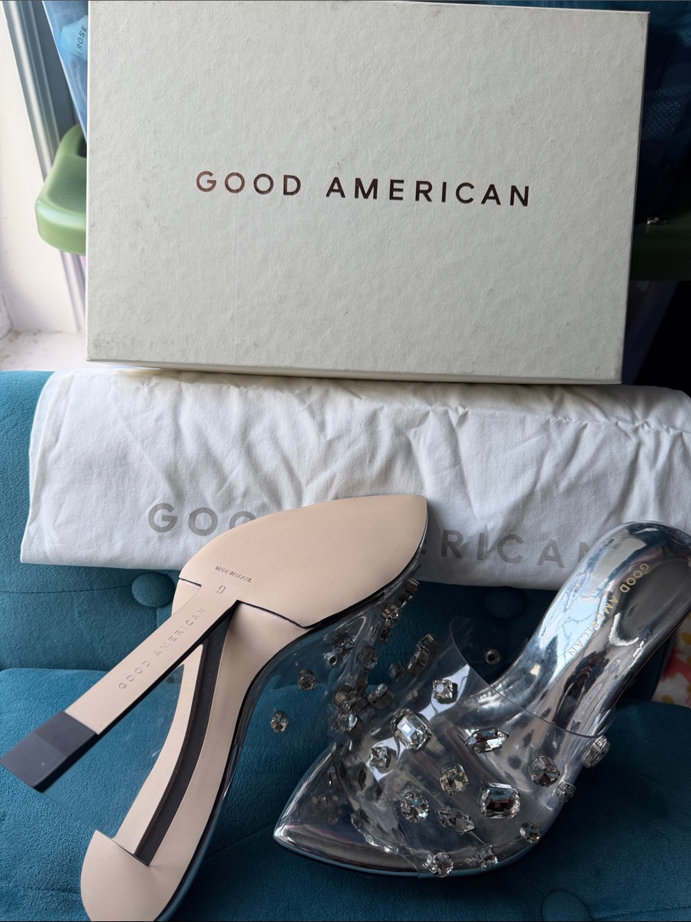 Good American Jeweled Emma Slip Heel - Picture 7 of 14